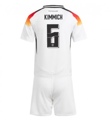 Tyskland Joshua Kimmich #6 Replika Babytøj Hjemmebanesæt Børn EM 2024 Kortærmet (+ Korte bukser)